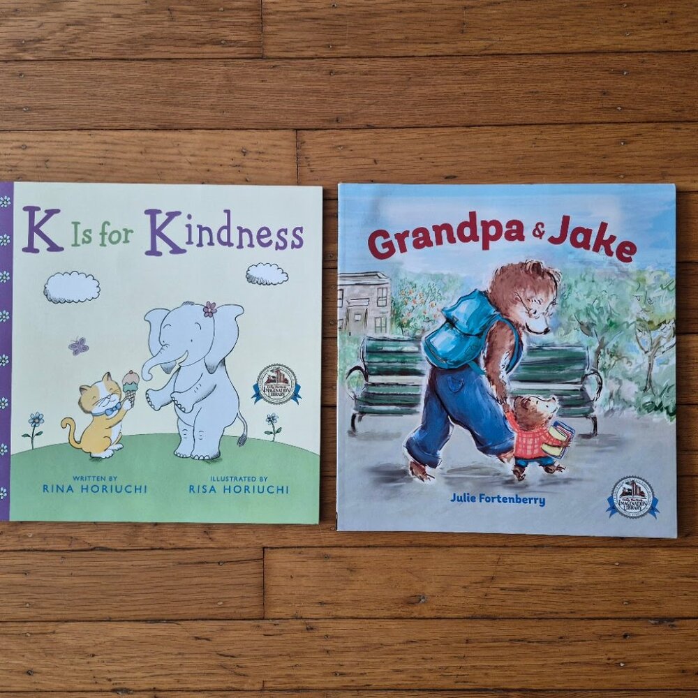 2 Dolly Parton's Imagination Library Books--Kindness and Grandpa/Jake